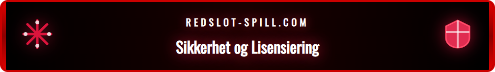 Illustrasjon av MGA-lisenslogo og SSL-sertifikat for sikkerhet.
