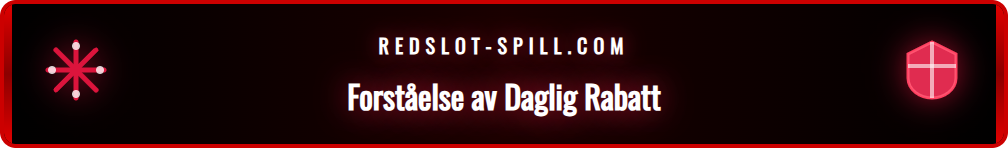Grafisk fremstilling som forklarer beregning av daglig rabatt.