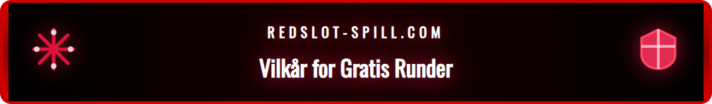 Nærbilde av vilkår og betingelser for gratisspinn hos Redslot casino.