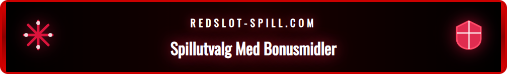 En collage av populære spilleautomater hos Redslot som kan spilles med midler fra en ingen innskudd bonus.