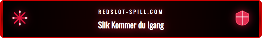 Skjermbilde som viser registreringsprosessen for Redslot casino på en bærbar datamaskin.
