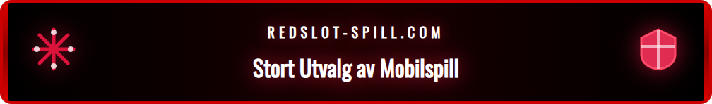 En collage av populære spilleautomater tilgjengelig på Redslot mobil, som viser fargerik grafikk og variasjon.