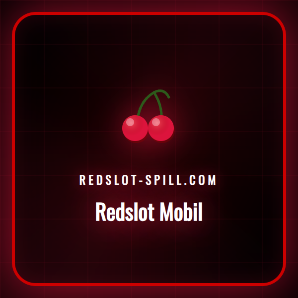 En spiller som holder en smarttelefon og nyter Redslot mobil casino med en velkomstbonus-grafikk i forgrunnen.