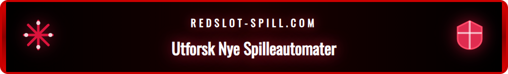 Skjermbilde som viser det nyeste spillbiblioteket hos Redslot casino.