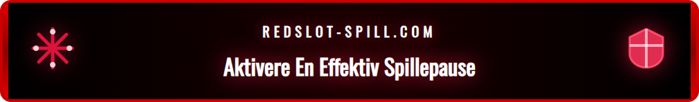 Kalender som illustrerer en valgt spillepause fra Redslot.
