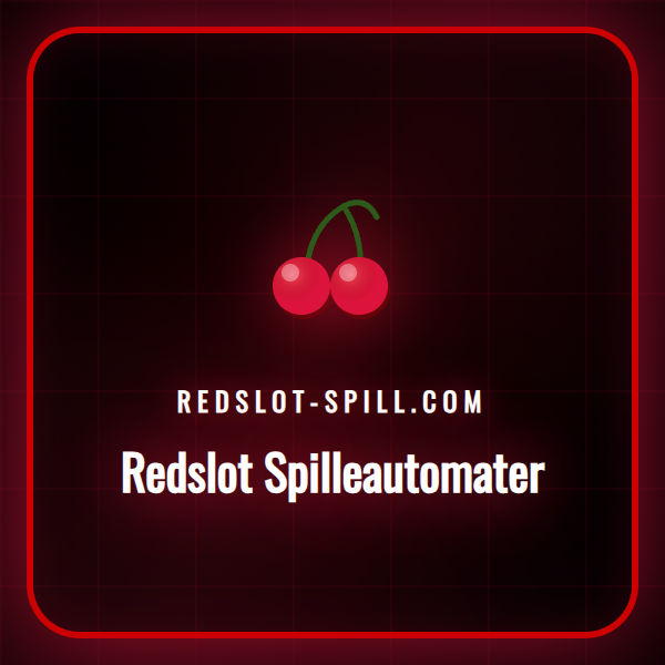 En fargerik og engasjerende visuell fremstilling av Redslot spilleautomater.