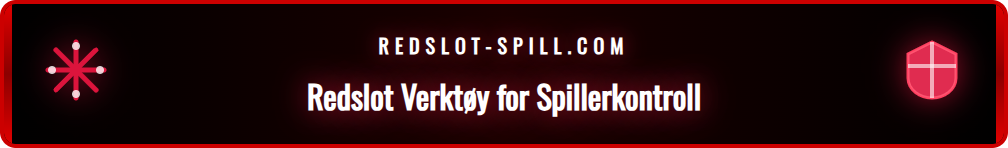 Skjermbilde som viser de ulike alternativene for spillegrenser inne på Redslot sin spillerkonto.