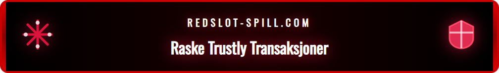 Illustrasjon av en rask og vellykket transaksjon fullført med Trustly.